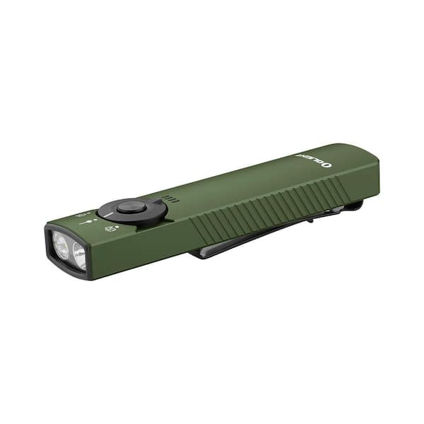 Convenient Green 3.7 Volt 1300 Lumen Rechargeable LED Handheld Work Light Battery Operated 4.72 in. Tool Only