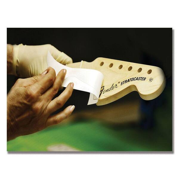 Trademark Fine Art 18 in. x 24 in. Fender Headstock Canvas Art