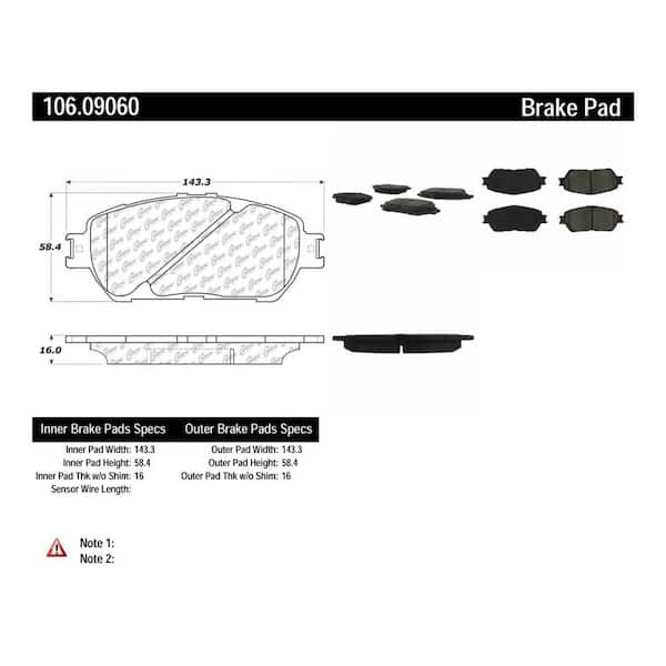 Centric Parts Disc Brake Pad Set
