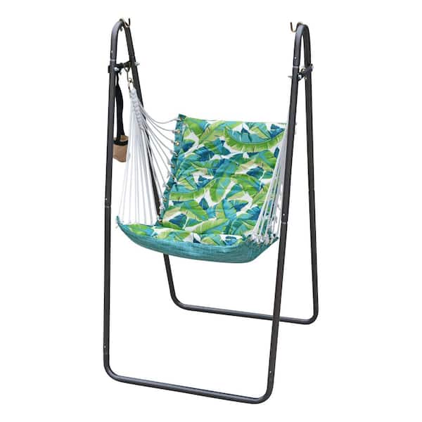 Algoma Soft Comfort Hammock Swing Chair with Stand, Green