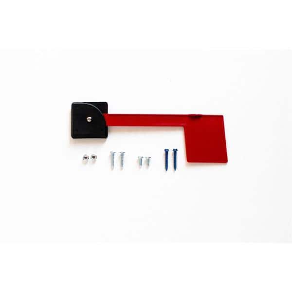 RetroFit Red Plastic Universal Mailbox Flag with Mounting Hardware