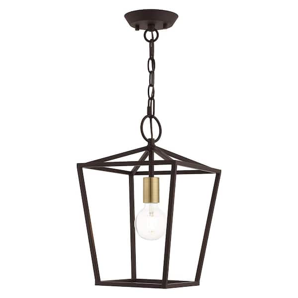 AVIANCE LIGHTING Westridge 1-Light Bronze Convertible Pendant