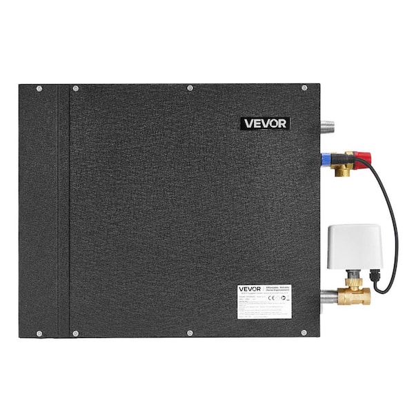 Steam Shower Generator, 7500-Watt Portable Steam Generator with Drain Kit and Overheat & Dry-Run in Black, 2025 update