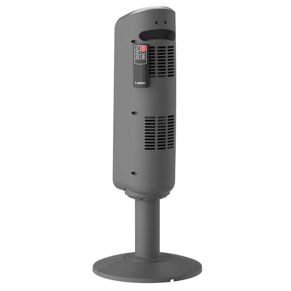 Lasko 1500W 29 Gray Electric Pedestal Ceramic Oscillating