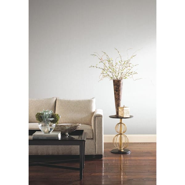 Ronald Redding Cream Unpasted Paperweave Wallpaper Matte, (27 in. x 27 ft.)