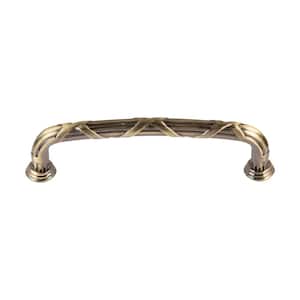 5 in. (127 mm) Center , Antique Brass Zinc Material Cabinet Pull