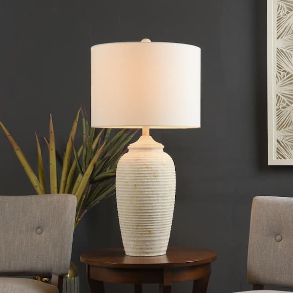 StyleCraft Charlotte 32 in. Multi-Cream, Off-White Urn Task