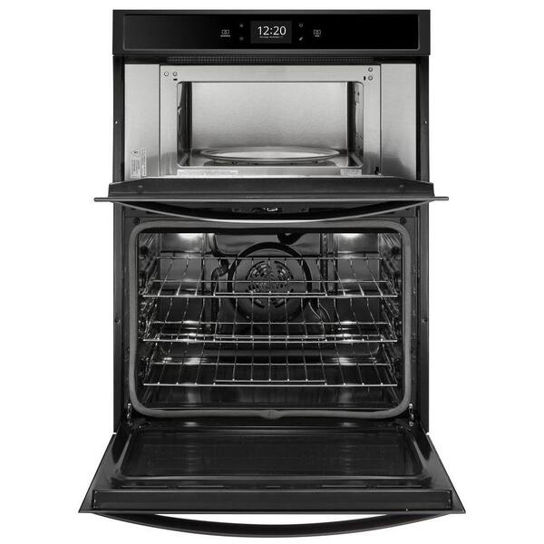 whirlpool wall oven black stainless