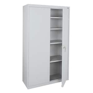 Value Line Series 3-Shelf 24-Gauge Garage Freestanding Storage Cabinet in Dove Gray ( 36 in. W x 72 in. H x 18 in. D )