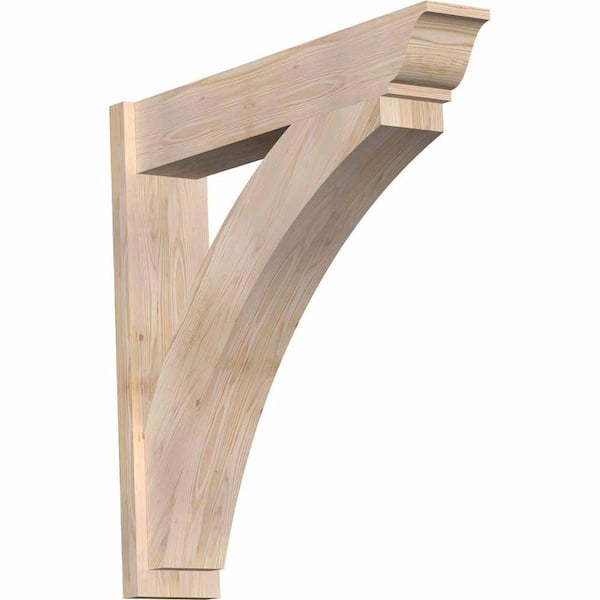 Ekena Millwork 8 in. x 38 in. x 38 in. Douglas Fir Thorton Traditional Smooth Outlooker