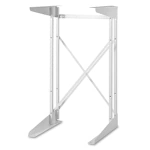 Compact White Dryer Stand
