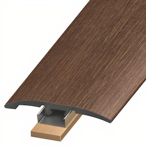 Verge 1/4 in. Thick x 2 in. Width x 94 in. Length 3-in-1 T-Mold, Reducer, and End Cap Vinyl Molding