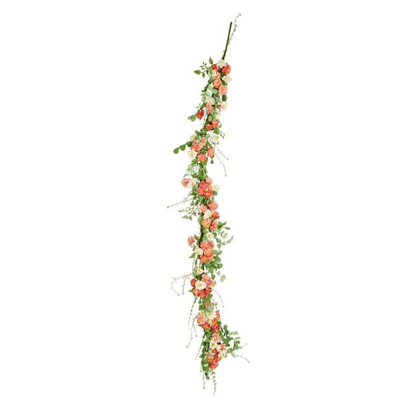 Worth Imports 60 in. Pastel Flower Garland