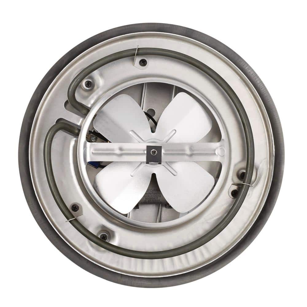 Silver 1250W Ceiling Mounted Electric Fan Heater