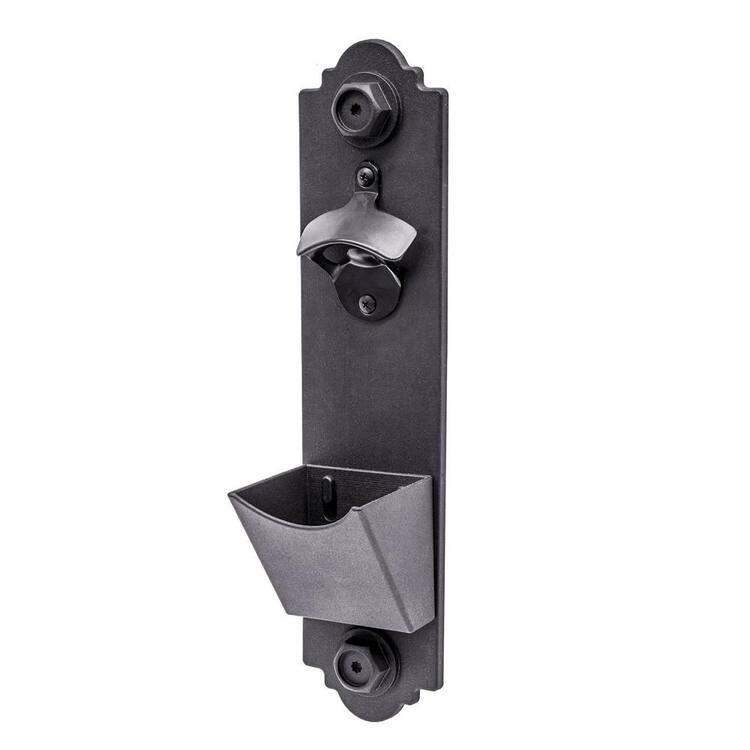 Simpson Strong-Tie Outdoor Accents Black Composite Plastic Decorative Bottle Opener Kit
