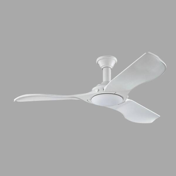 Generation Lighting Minimalist 56 in. Rubberized White Ceiling Fan