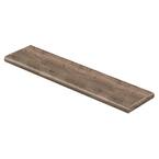 Vintage Pewter Oak 47 in. L x 12-1/8 in. Wide x 1-11/16 in. Thick Laminate Right Return to Cover Stairs 1 in. Thick