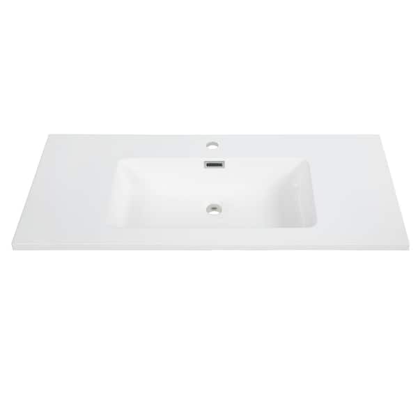 Streamline 39.4 in. Solid Surface Resin K-161-SLSITRC-40 Vanity Top