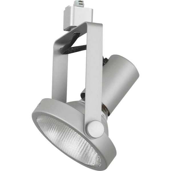 Volume Lighting 1-Light Indoor Silver Gray Mini Adjustable Track Head with Gimbal Ring