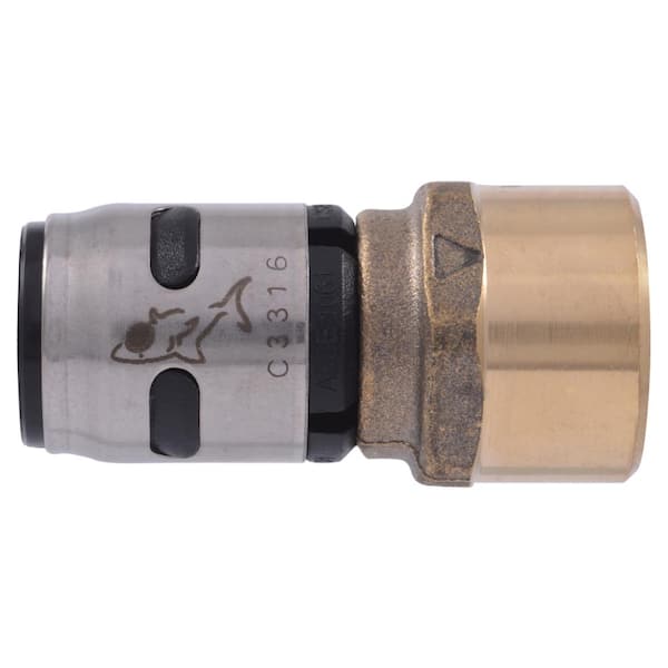 SharkBite 1/2 in. Push-to-Connect EVOPEX x FIP Brass Adapter Fitting (6-Pack)