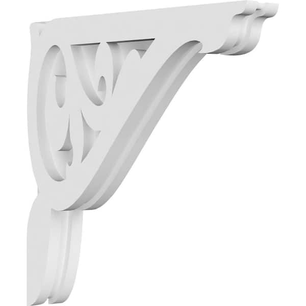 Ekena Millwork 1-7/8 in. x 12 in. x 12 in. PVC Carrillo Corbel