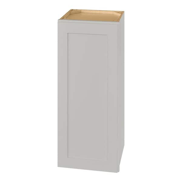 Hampton Bay Avondale 15 in. W x 12 in. D x 36 in. H Ready to Assemble Plywood Shaker Wall Kitchen Cabinet in Dove Gray