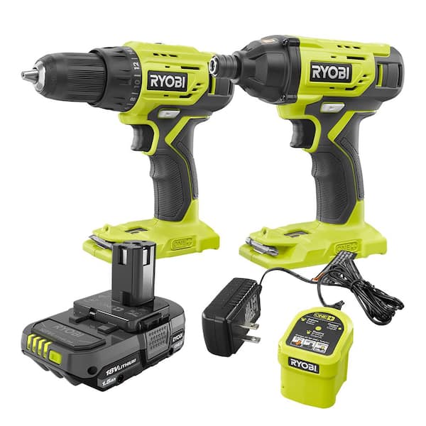 RYOBI ONE+ 18V Cordless 1/2 in. Drill/Driver Kit with (1) 1.5 Ah Batte ·  DISCOUNT BROS