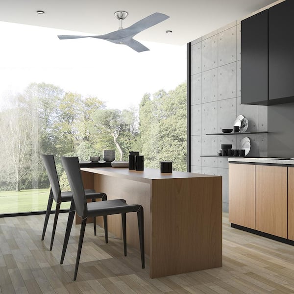 Wesley 52 in. Graywood Ceiling Fan with Remote Control