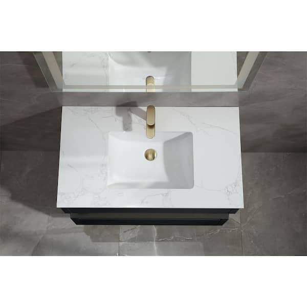 YY♡ Lofeyo Undermount Bathroom Sink 20''x14'' White Rectangle