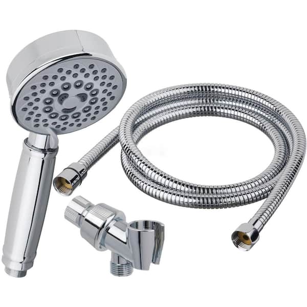 Unbranded Roxy 4-Spray Wall Mount Handheld Shower Head 1.5 GPM in Chrome 16GS-37766