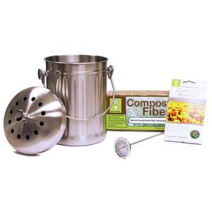 Compost Wizard Essentials Kit in Stainless Steel