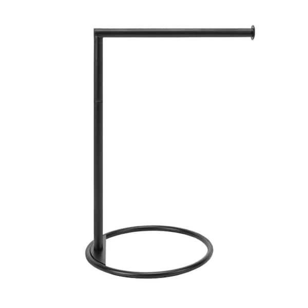 13.7 in. H x 6.2 in. W x 7.9 in. D Hand Towel Holder Stand for Bathroom, Kitchen, and Vanity Countertop, Matte Black