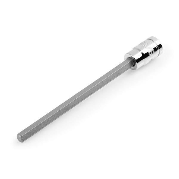 1/4 in. Drive x 3/16 in. Long Hex Bit Socket