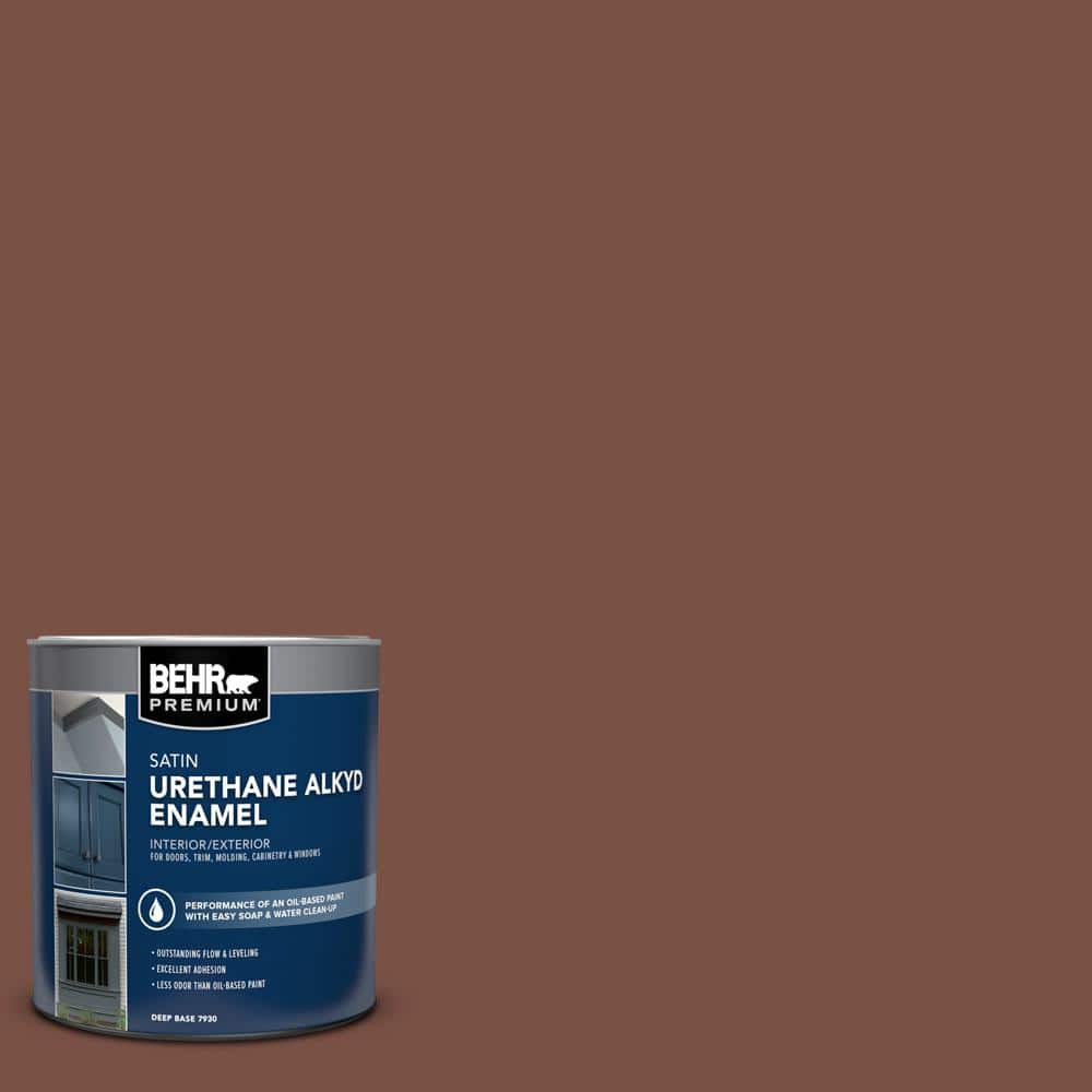1 qt. Home Decorators Collection #HDC-AC-03 Ancho Pepper Satin Enamel Urethane Alkyd Interior/Exterior Paint price history on PriceWatchPro