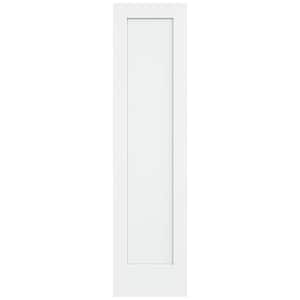 24 in. x 96 in. Madison White Painted Smooth Solid Core Molded Composite MDF Interior Door Slab