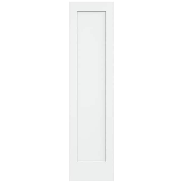 JELD-WEN 24 in. x 96 in. Madison White Painted Smooth Solid Core Molded Composite MDF Interior Door Slab
