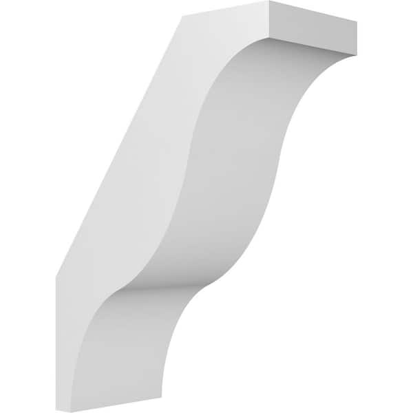 Ekena Millwork Funston 5 in. x 14 in. x 10 in. Architectural Grade PVC Knee Brace