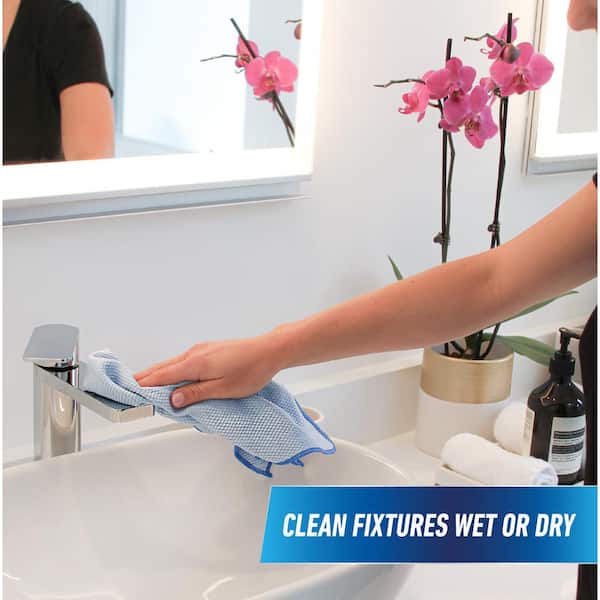 18 in. Large Microfiber Cleaning Cloths (3-Count)