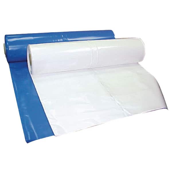 Poly-America 17 ft. x 106 ft. Premium Shrink Wrap - 7 Mil, Lightweight Roll - White