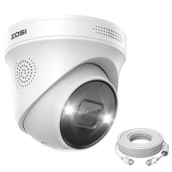 ZOSI ZG2258D ZG2258A 4K 8MP PoE Wired IP Security Camera with Night Vision, 2-Way Audio, Only Work with Same Brand NVR Model