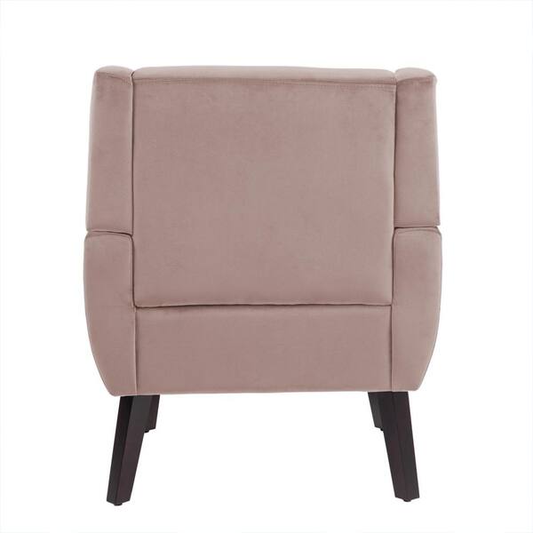 椅子 syakuyakusan Uixe Skin Pink Velvet Upholstery Arm Chair (Set of 1) SF0003