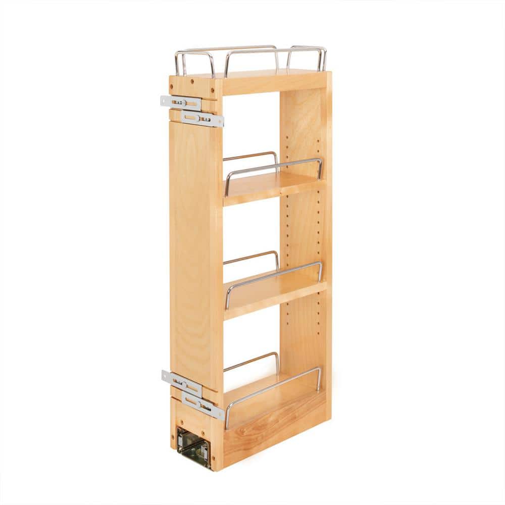 Natural Maple 5 in. Pull Out Kitchen Cabinet Organizer Soft-Close price history on PriceWatchPro