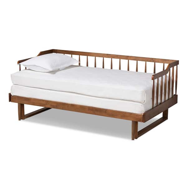 Baxton Studio Muriel Walnut Twin to King Expandable Daybed