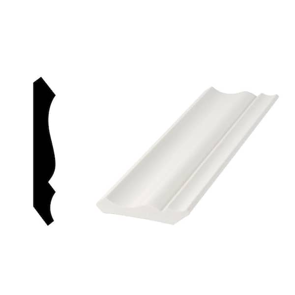Royal Building Products Royal 49 1/2 in. x 3-5/8 in. PVC Waterproof Crown Moulding