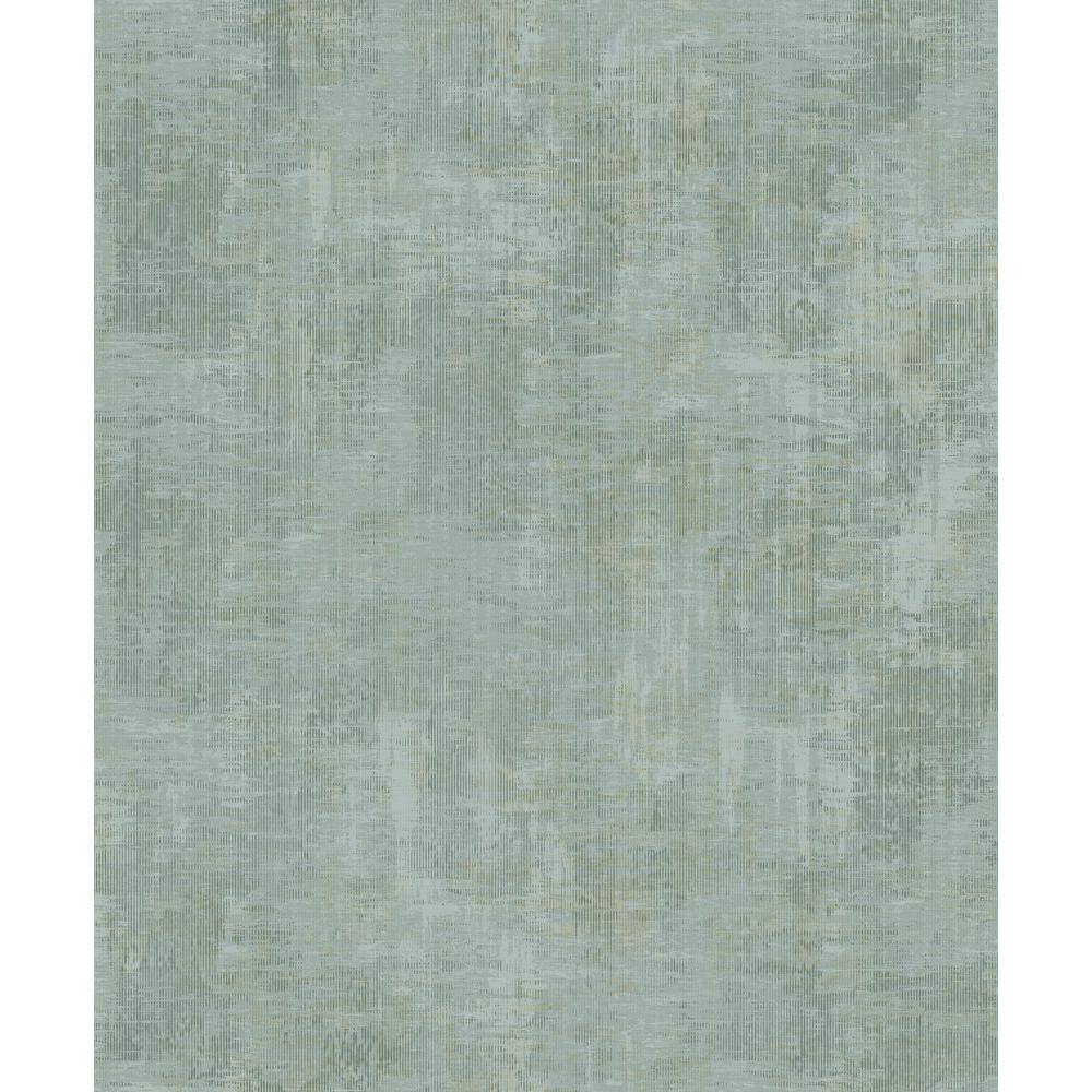 Lustre Collection Mint Green Distressed Plaster Metallic Finish Paper on No