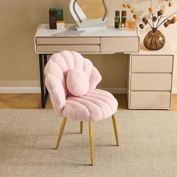 pink velvet dressing table Pink Velvet Dressing Table Chair Pink Velvet Dressing Table Chair With Gold Legs High Back Style