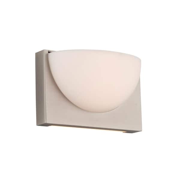 WAC Lighting Mylie 10 in. 3000K Brushed Nickel LED Vanity Light Bar and Wall Sconce