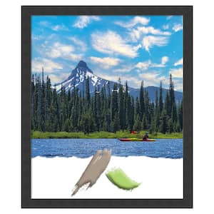Mezzanotte Black Wood Picture Frame Opening Size 20 x 24 in.