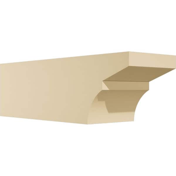 Ekena Millwork Standard Monterey 6 in. W x 6 in. H x 20 in. D Signature Urethane Rafter Tail Outlooker