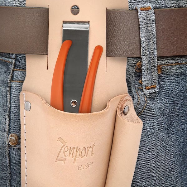 ZENPORT Leather Pruner Sheath with Sharpener Pocket HJ264 - The